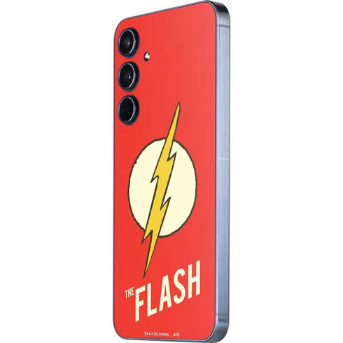 DC Comics The Flash Classic Emblem Galaxy A55 5G Skin